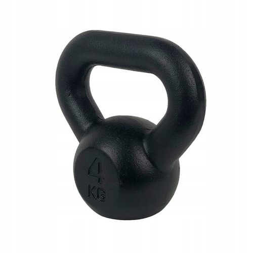 4 kg KETTLEBELL Kettle Odważnik HANTLA Żeliwna PL na Arena.pl
