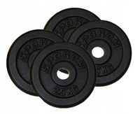 ZESTAW - OBCIĄŻENIE ŻELIWNE SPOKEY SINIS 4 x 2,5KG
