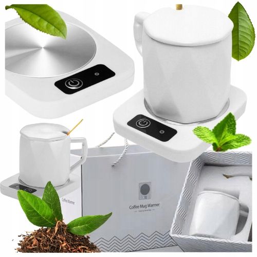 ZESTAW NA PREZENT NA MIKOŁAJKI ŚWIĘTA DLA NIEJ PODGRZEWACZ KUBEK ŁYŻKA na Arena.pl