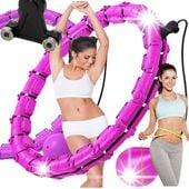HULA HOP Z OBCIĄŻENIEM ODCHUDZAJĄCE OBCIĄZNIKIEM I WYPUSTKAMI SMART HULAHOP