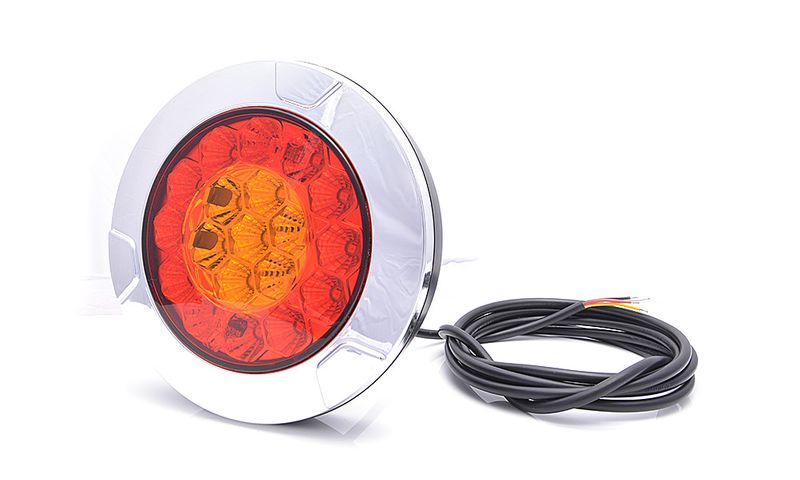Lampa LED tylna 3 funkcje okrągła 12V-24V (980) zdjęcie 3