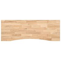 Blat biurka, surowe, 140x50x2,5 cm, lite drewno dębowe