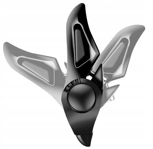 Chwyty Rowerowe 2x Rączki Antypoślizgowe Profilowane Rogi Rowerowe Alu Guma na Arena.pl