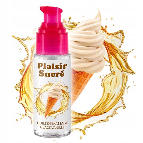 Olejek śliski do masażu erotycznego zapach lodów waniliowych 150 ml na Arena.pl