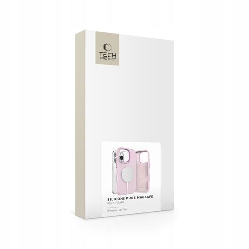 Etui Tech-Protect Silicone Pure Magsafe do iPhone 16 Pro pink pearl na Arena.pl