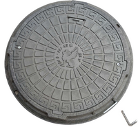 Pokrywa właz do studzienki szamba 60cm WL-60/75 szary