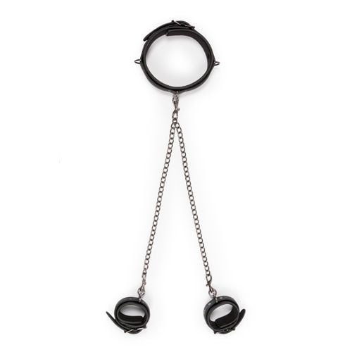Kajdanki-Leather Collar With Anklecuff na Arena.pl