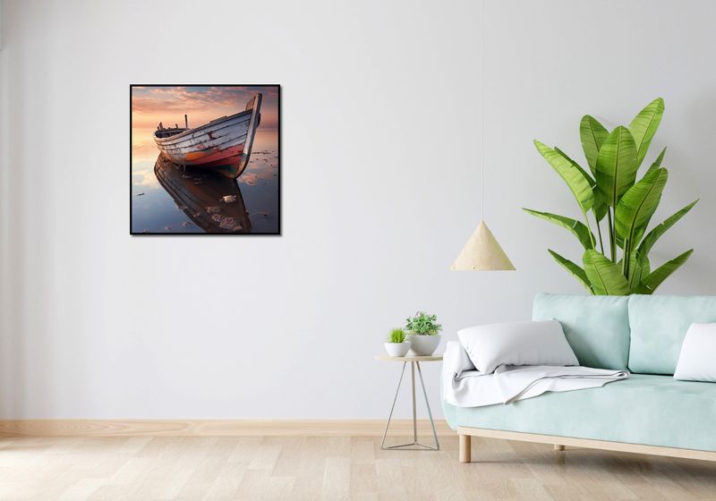 Plakat 70x70cm Odosobniona Przystań zdjęcie 4