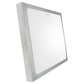 Plafon LAMPA sufitowa ALEX LED 24W 4000K 03245 Ideus łazienkowa OPRAWA kwadratowy kinkiet IP44 srebrny
