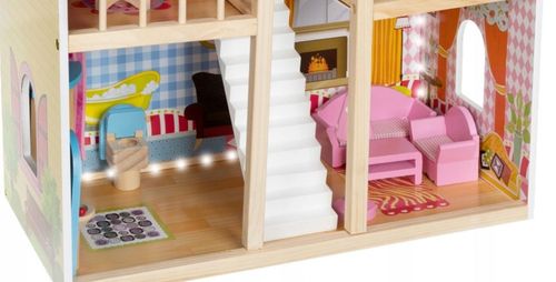 Gigantyczny drewniany domek do zabawy dla dziecka na Arena.pl