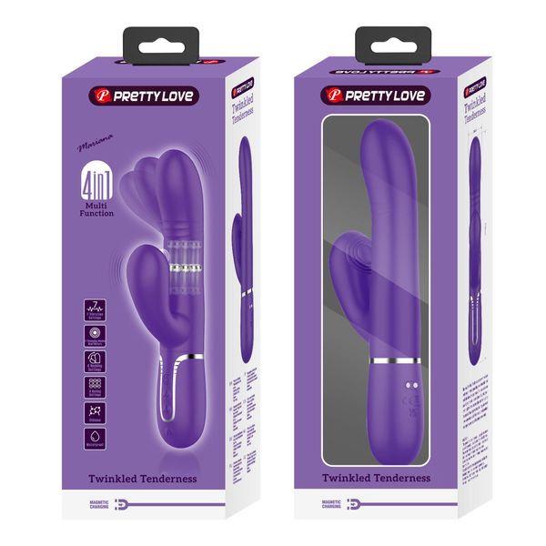 Pretty Love - Mariana Dark Purple, 7 Vibration Functions, 7 Thrusting Sett zdjęcie 12