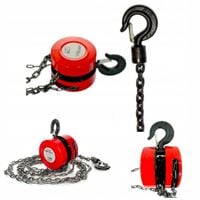 Wyciągarka łańcuchowa ręczna 1 tona 1000 kg kraft&dele KD1115