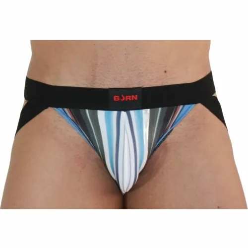 burn jock 009 suspensor multikolor/czarny m - designerski pas biodrowy na Arena.pl