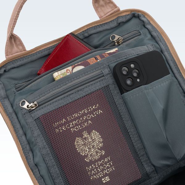 plecak ptn gamma-5318 beige zdjęcie 6