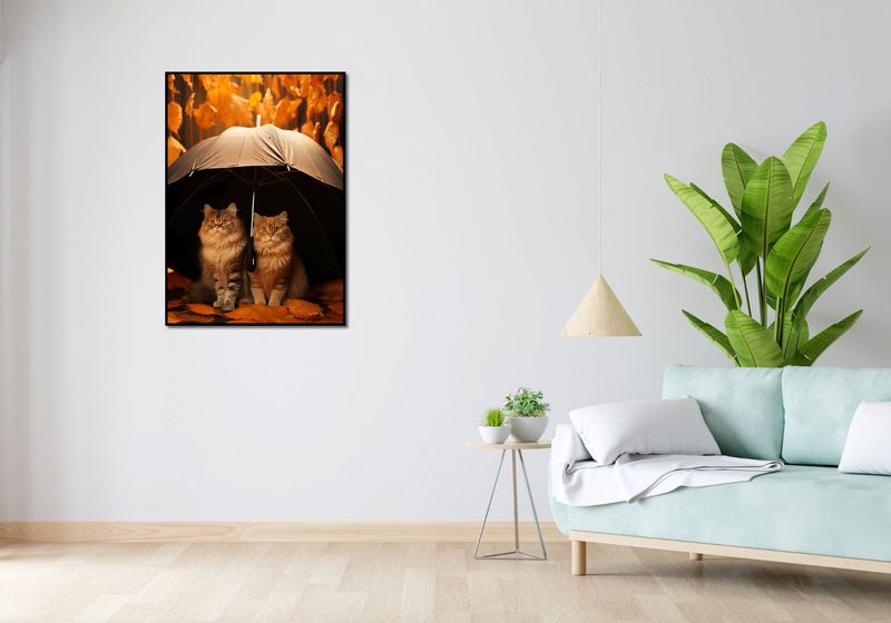 Plakat 67,5x95cm Jesienny Koci Schron zdjęcie 4