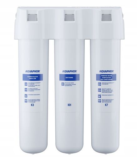 Filtr wody pitnej pod zlew Aquaphor Kryształ H zmiękczający czarna na Arena.pl