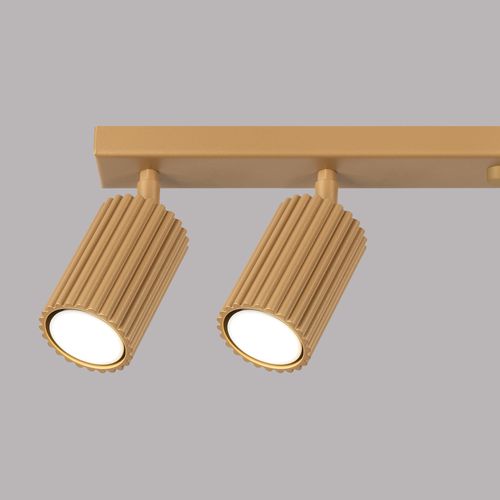 Plafon KARBON 6L złoty na Arena.pl