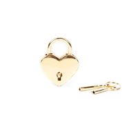 kłódka gold heart shape padlock (2pcs a set) liebe seele