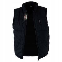 Bezrękawnik męski czarny Kamizelka męska ocieplana duże rozmiary 9XL
