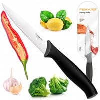 FISKARS NÓŻ KUCHENNY DO KROJENIA OBIERANIA WARZYW OWOCÓW OSTRY STAL 11cm