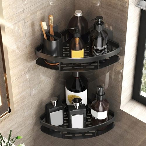 Półka Łazienkowa Narożna Wisząca Pod Prysznic Zestaw 2szt. na Arena.pl