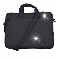 TORBA NA LAPTOPA 16 CALI LEKKA TECZKA NA RAMIĘ ECO BIZNESOWA CZARNA