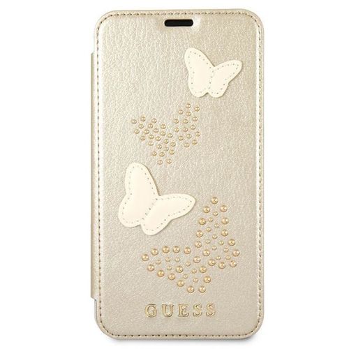 GUESS STUDS & SPARKLES OTWIERANE GUFLBKPXPBUBE IPHONE X BEŻOWY na Arena.pl