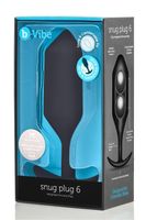 korek analny snug plug 6 black b-vibe