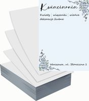 Ulotki A4 reklamowe firmowe 1000szt dużo różnych wzorów KWIACIARNIA