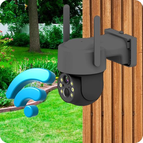 SOLARNA KAMERA WIFI 4MPX SMART ZEWNĘTRZNA OBROTOWA IP BEZPRZEWODOWA SZARA na Arena.pl