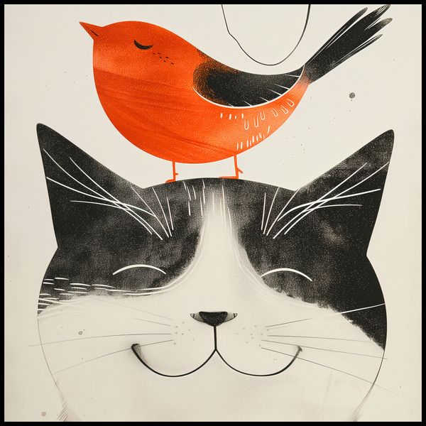 Plakat 100x100cm Pyzaty Przyjaciel zdjęcie 2