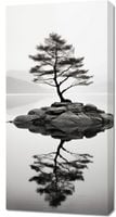 Obraz 50x100cm Samotne Drzewo