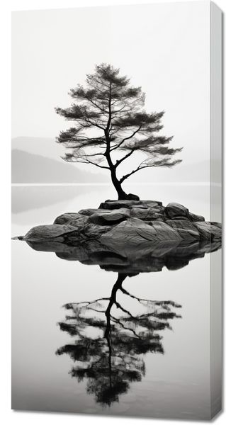Obraz 50x100cm Samotne Drzewo zdjęcie 1