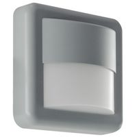 Ogrodowa LAMPA ścienna FIDO 03689 Ideus elewacyjna OPRAWA kwadratowa LED 4W 4000K outdoor IP55 szara