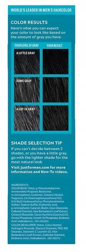 Farba do brody Odsiwiacz Just For Men M55 Czerń Czarna + Aplikator na Arena.pl