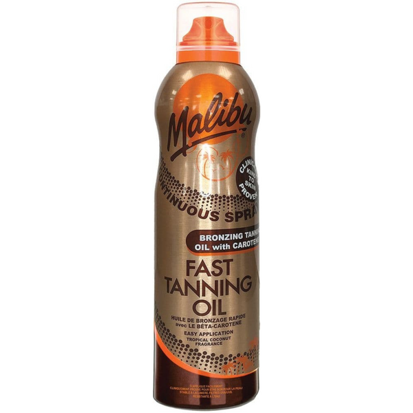 Malibu Continuous Fast Tanning Oil Spray 175ml zdjęcie 1