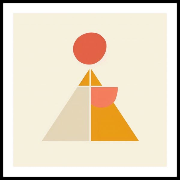 Plakat 70x70cm Piramida Równowagi zdjęcie 3