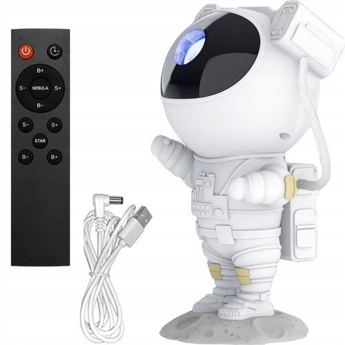 PROJEKTOR GWIAZD NIEBA LED LAMPKA NOCNA ASTRONAUTA na Arena.pl