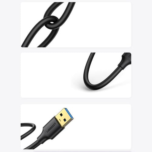 kabel przewód usb - usb 3.2 3m czarny na Arena.pl