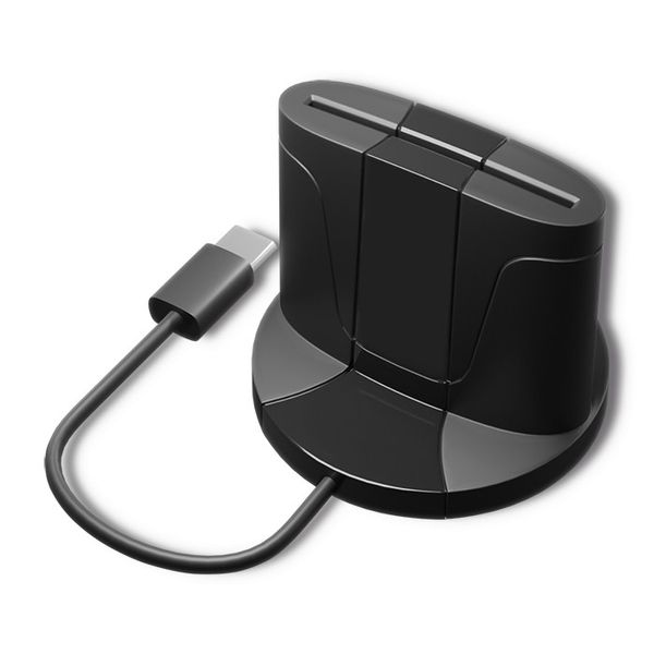 Qoltec Inteligentny czytnik chipowych kart ID SCR-0632 | USB typu C zdjęcie 4