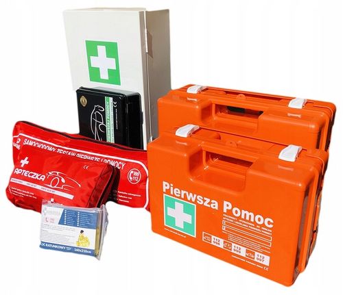 APTECZKA PIERWSZEJ POMOCY ZAKŁADOWA PRZENOŚNA PRZEMYSŁOWA BIUROWA K10 na Arena.pl