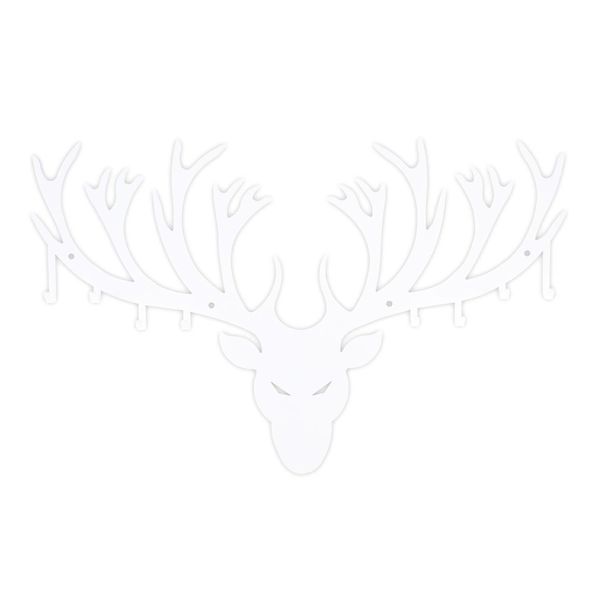 Wieszak ścienny Poroże biały zdjęcie 1