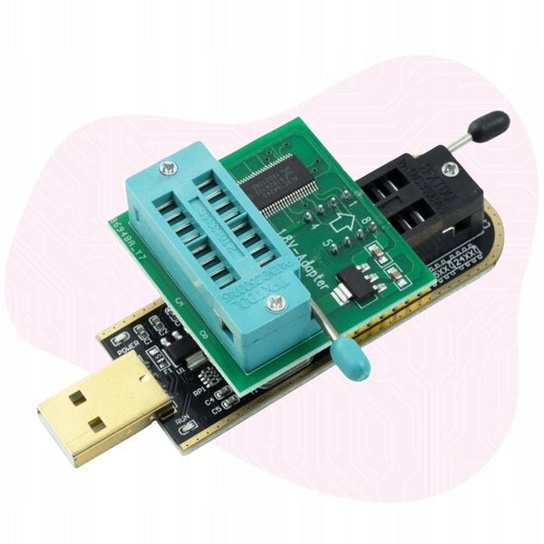 Programator EEPROM i Flash CH341A BIOS Duży Zestaw Do Programowania Układów zdjęcie 11