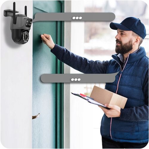 Kamera Zewnętrzna Obrotowa 2 OBIEKTYWY WIFI 2x3MPx LUXTORN ICS33DL-30V1 6MP na Arena.pl