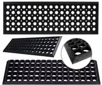 NAKŁADKI NA SCHODY ZEWNĘTRZNE GUMA ANTYPOŚLIZGOWE AŻUROWE MOCNE GRUBE