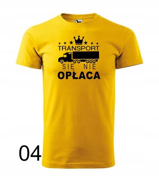 Koszulka męska TRANSPORT SIĘ NIE OPŁACA kolory zdjęcie 10
