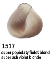 Allwaves Cream Color farba do włosów, koloryzacja trwała, 100 ml 1517 super platynowy fioletowy blond