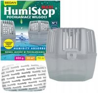 HumiStop MAXI Pochłaniacz Wilgoci Atest PZH Wskaźnik 800g na 30m2