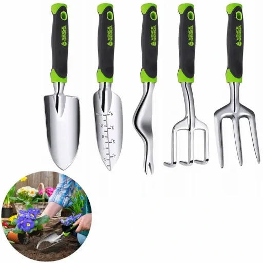 ZESTAW 5 SZTUK NARZĘDZIA DO OGRODU KOMPLET OGRODNIKA zdjęcie 1