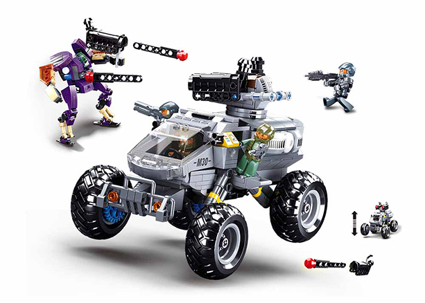 KLOCKI SLUBAN KOSMOS Kosmiczny pojazd z Marsa 545 kompatyb. z LEGO zdjęcie 3